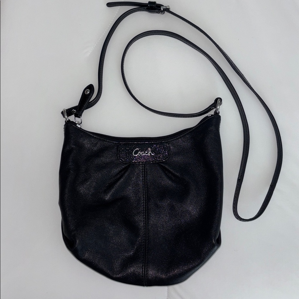 Coach - Black Leather Crossbody Bag (New Condition!)